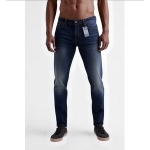 FIVE FOUR Stark Slim Fit Jeans Navy Blue Mens Size 30x30 Cotton Blend